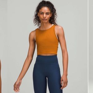 Lululemon Power Pivot Ribbed Tank in Butternut